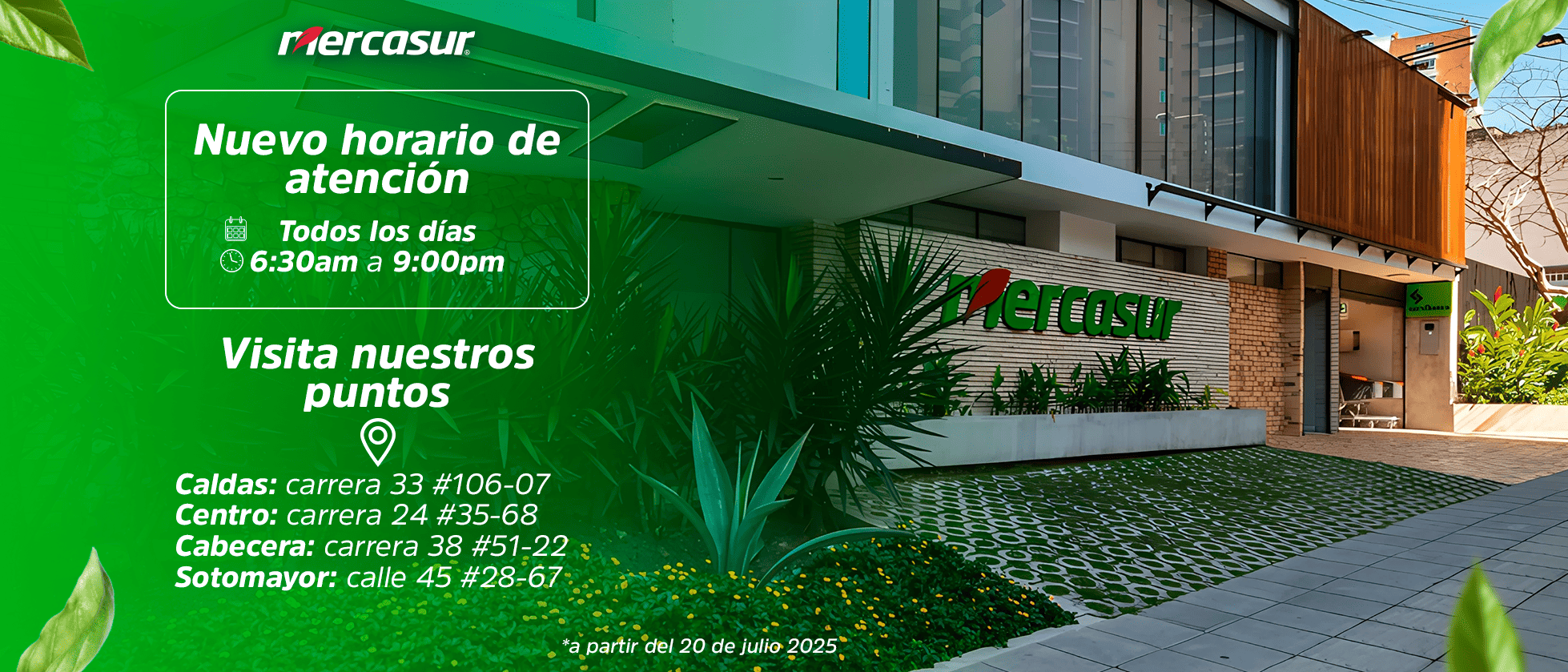HORARIO TIENDAS