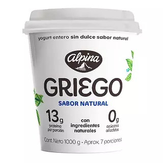 Yogurt Griego Alpina Natural