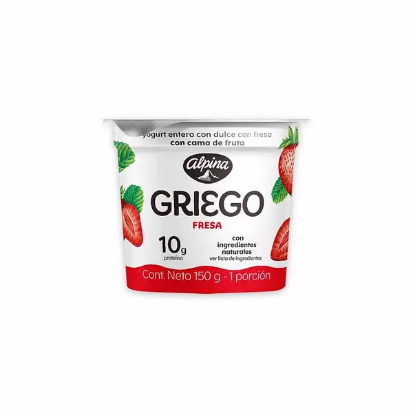 Yogurt Griego Alpina Fresa