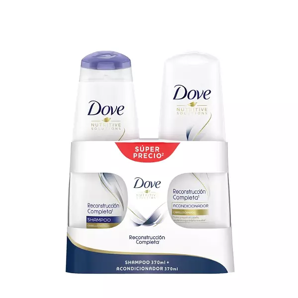 Shampoo Dove Reconstrucción Completa + Acondicionador