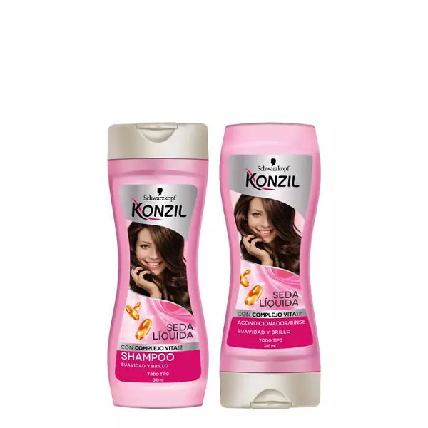 Shampoo Konzil Seda Líquida + Acondicionador