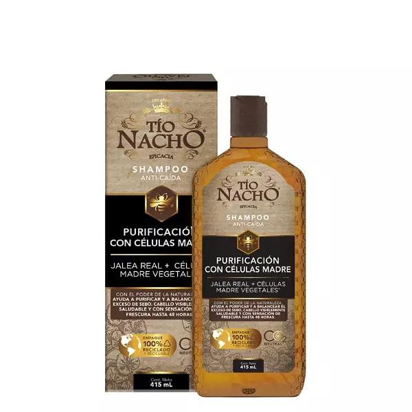 Shampoo Tío Nacho Purificación Células Madre