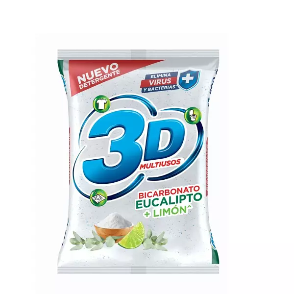 Detergente En Polvo 3D Multiusos