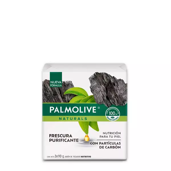 Jabon De Baño Palmolive Carbon Activado x3 