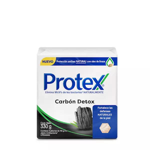 Jabon De Baño Protex Carbon x3 