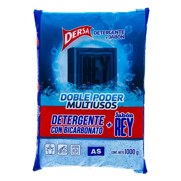 Detergente As Bicarbonato + Jabon Rey 1000gr