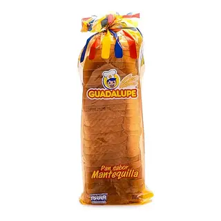 Pan Tajado Blanco Mantequilla Guadalupe
