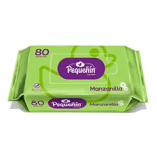 Pañitos Humedos Pequeñin Manzanilla X 80 Und