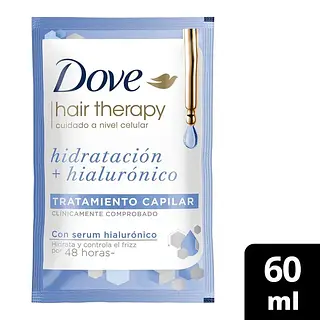 Dove Cr Tratamiento Hdrat+Hialuron X60ml