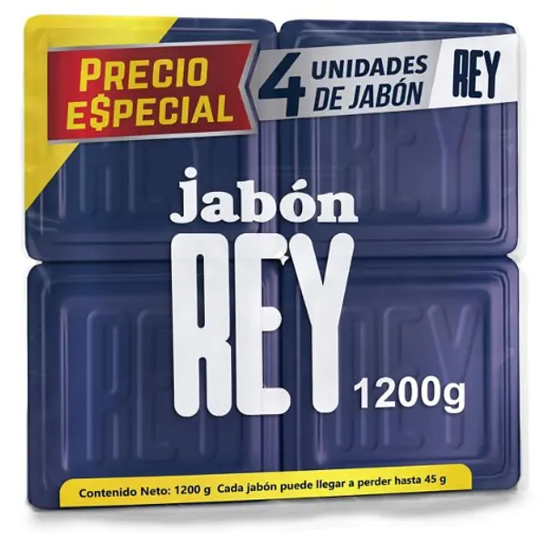 Jabon Rey 300g X4