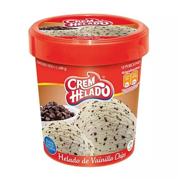 Helado De Vainilla Chips Cream Helado