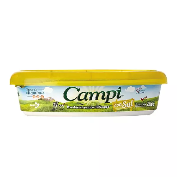 Marg. Campi 125g Sal Vaso