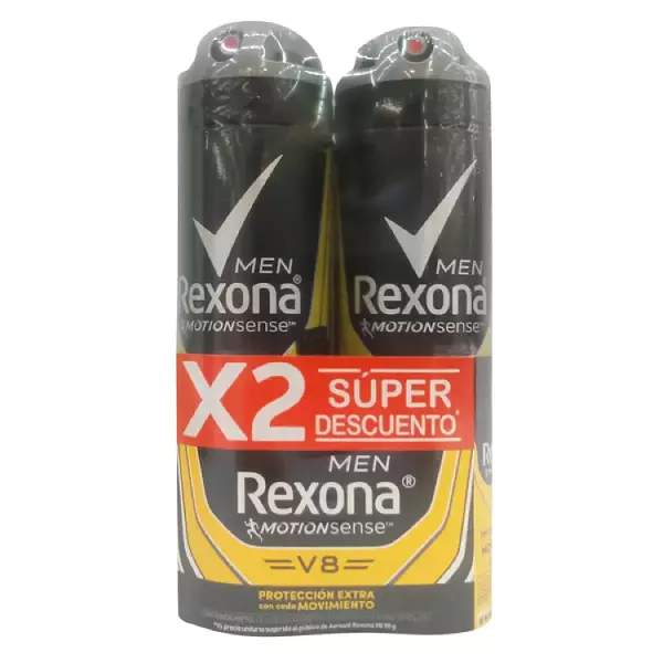 Desodorante En Aerosol Rexona Men V8 X2