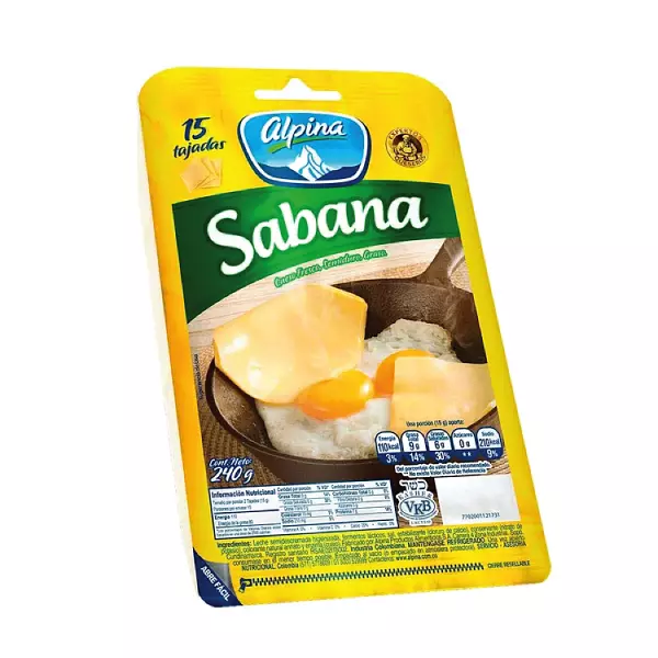 Queso Sabana Alpina Tajado X15