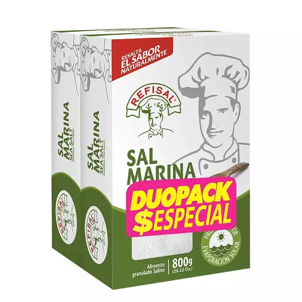 Sal Refisal Marina 800gr Duopack