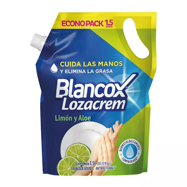 Jabon Lavaloza Liquido Loza Crem Limon