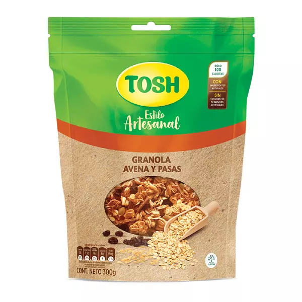 Granola Avena Y Pasas Tosh