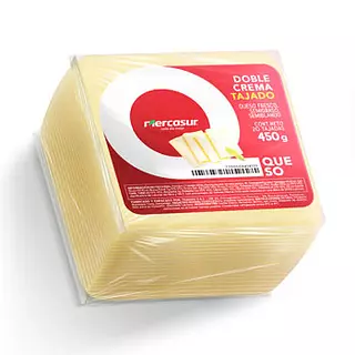 Queso Doble Crema Mercasur X 18