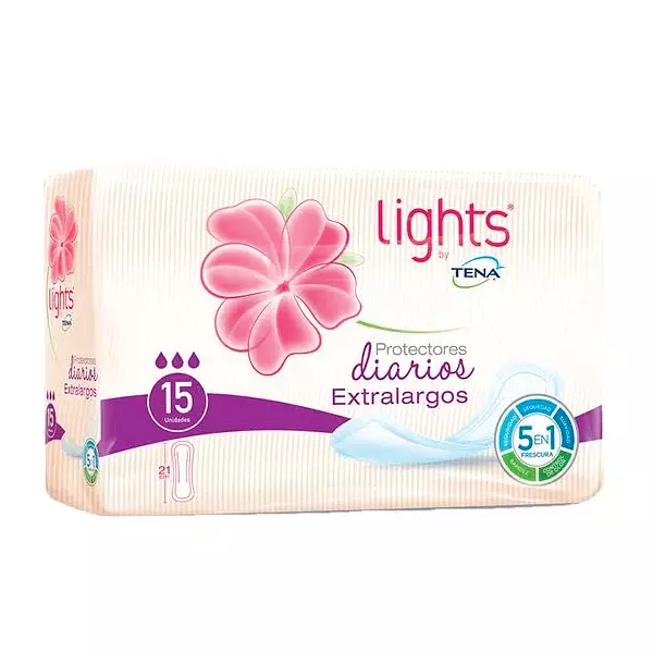 Tena Protectores Lights Extralargo