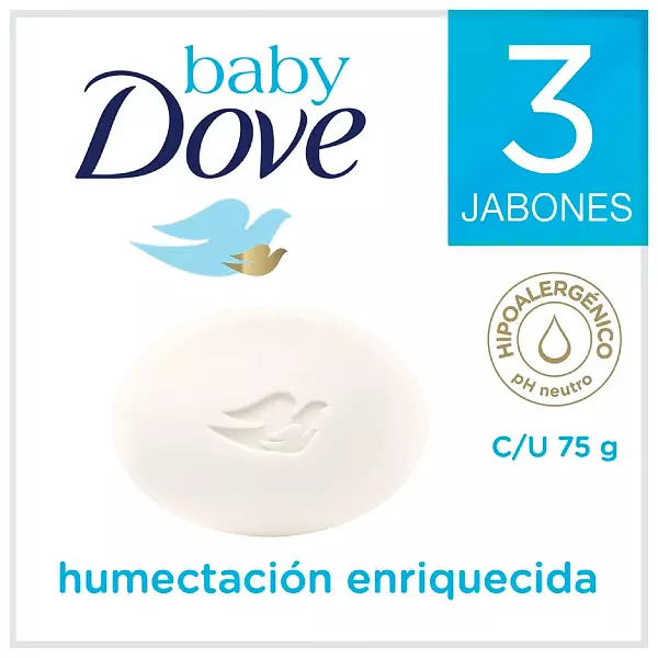 Dove Jabon Baby Hidratacion Enriquecedora