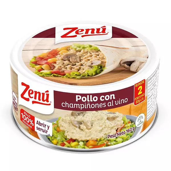 Pollo Con Champiñones Al Vino Zenú