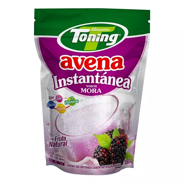 Avena Instantánea Toning Mora