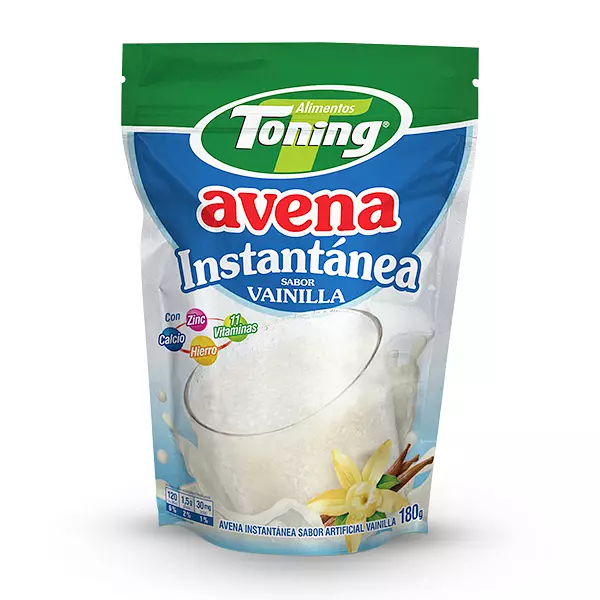 Avena Instantánea Toning Vainilla