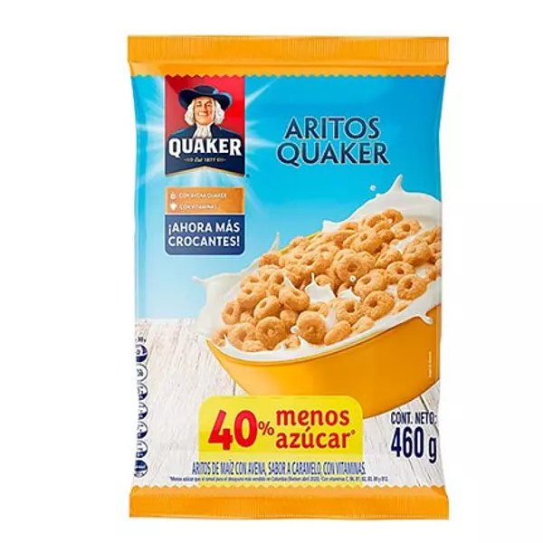 Aritos Menos Azúcar Quaker