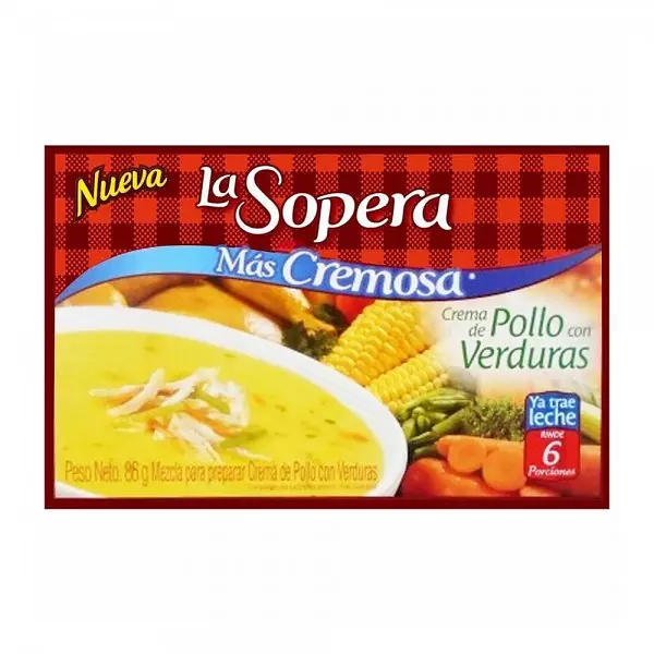 Sopera 3 Porc Pollo Verduras