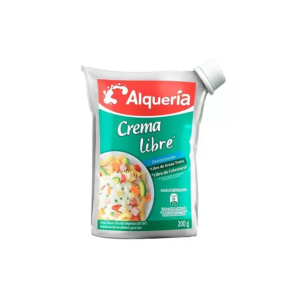 Crema De Leche Deslactosada Alqueria 180g