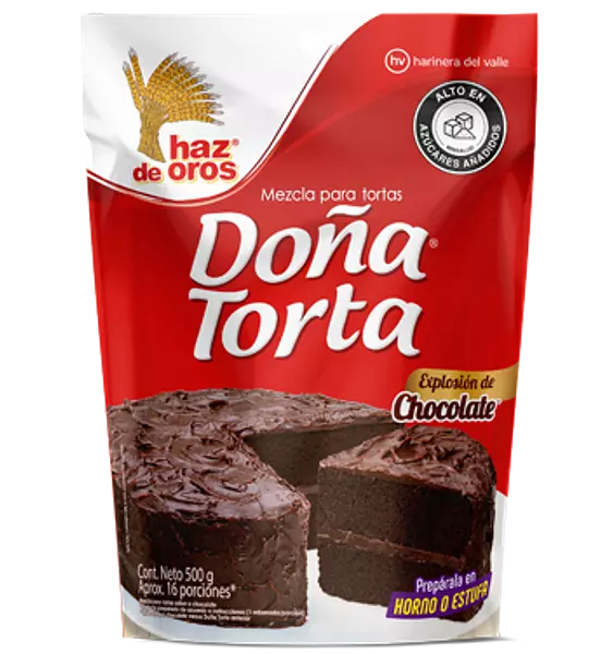 Doñatorta 500gr Chocolate Haz De Oros