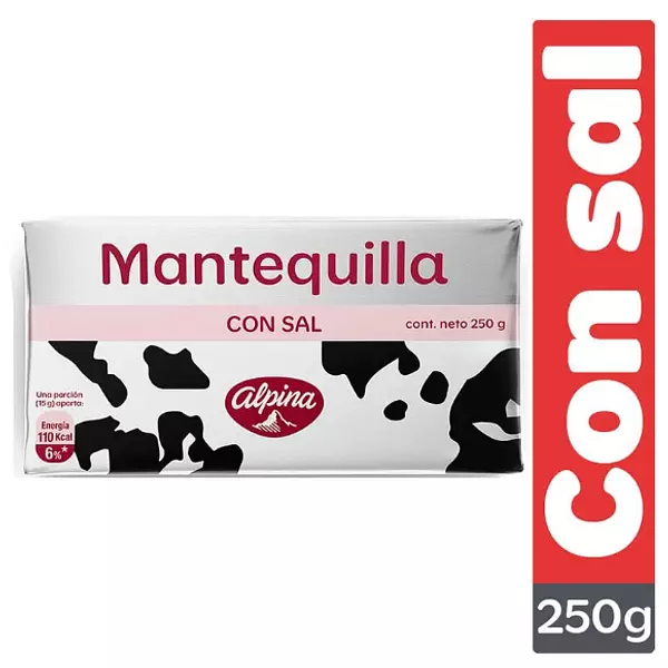 Alpina Mantequilla Con Sal 250g