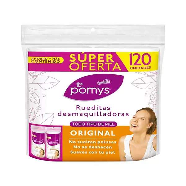 Pomys Desmaquillantes 60 X2 P.E.