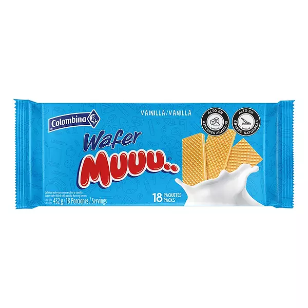 Galletas Muu Wafer X18