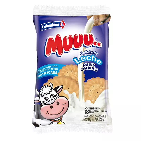 Galletas Muu Leche X18