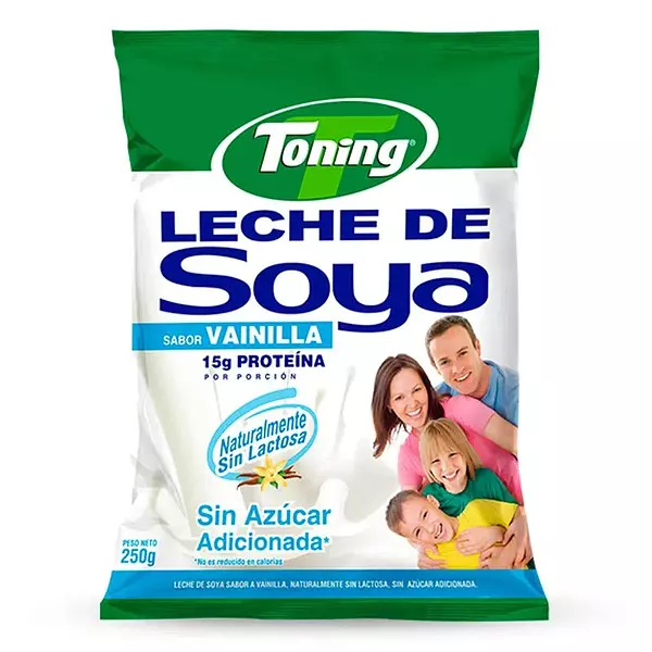 Leche De Soya Toning Vainilla