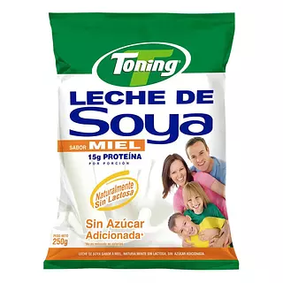 Leche De Soya Toning Miel