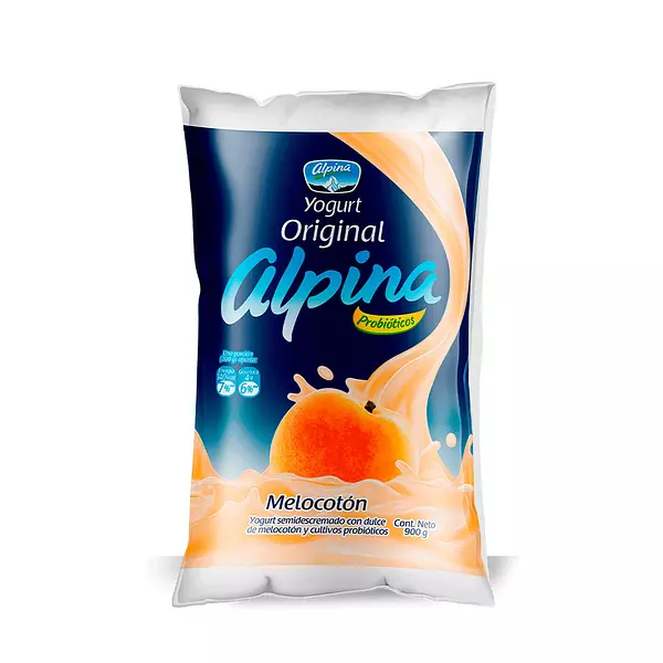 Yogurt Alpina Melocotón