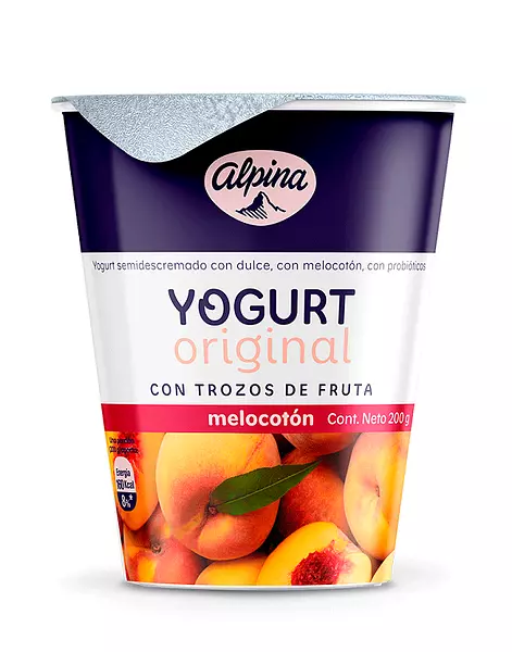 Yogurt Melocotón Alpina