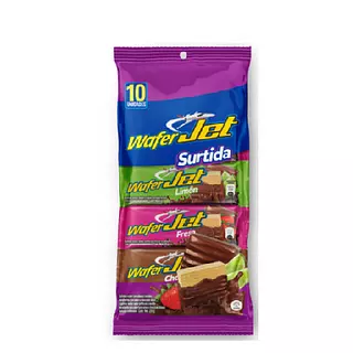 Galletas Jet Wafer Surtida X10