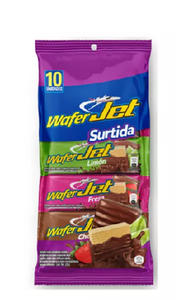 Galletas Jet Wafer Surtida X10