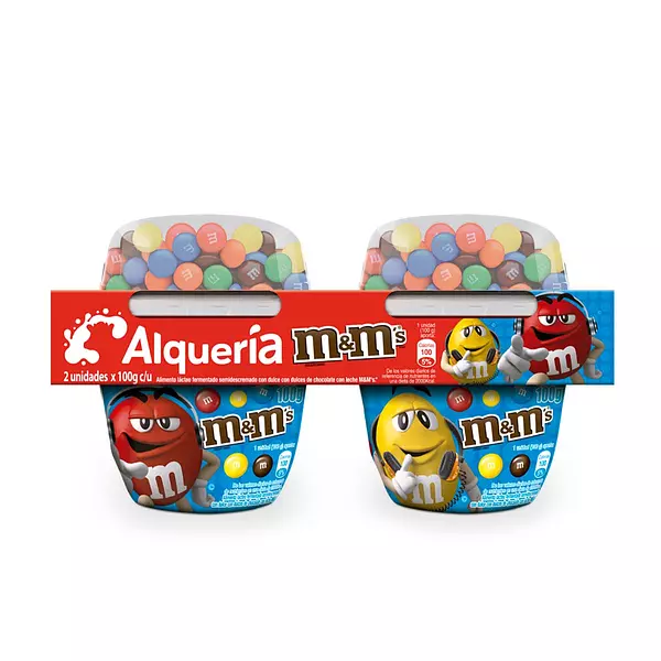 Yogurt M&M Alquería X2