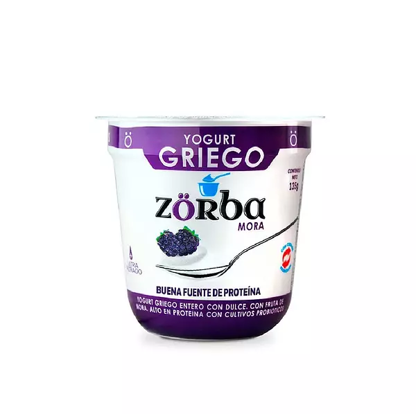 Yogurt Griego Entero Zorba Mora