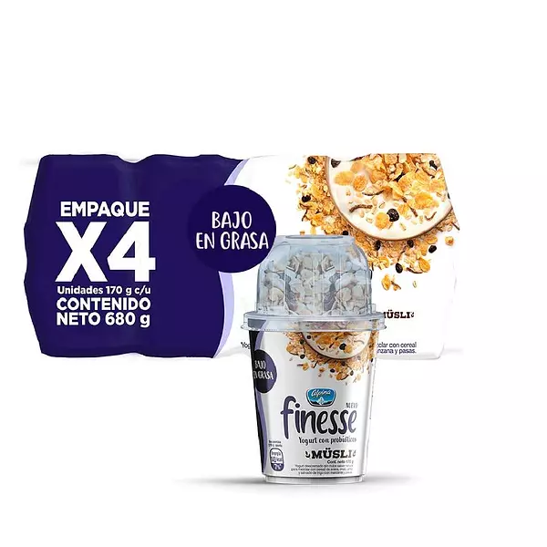 Yogurt Finesse Alpina Cereal X4