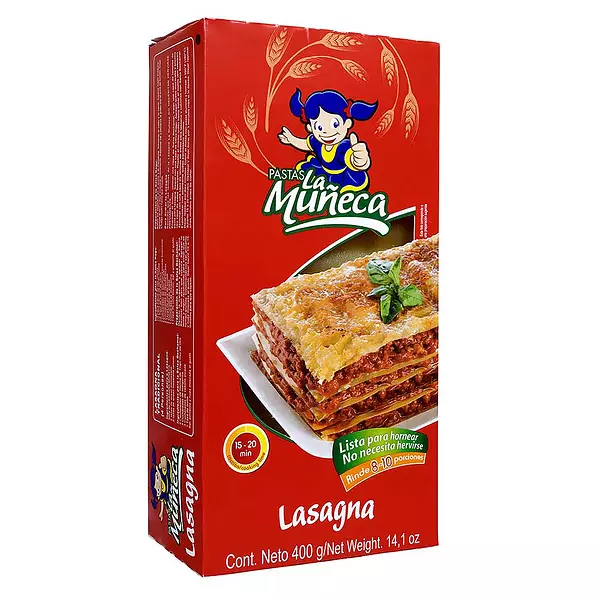 Lasagna La Muñeca Lista Para Hornear