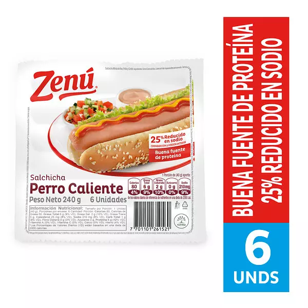 Zenu Salchicha Perro X6