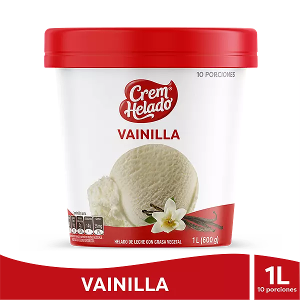 Crem Helado Tradicional Vainilla Nl