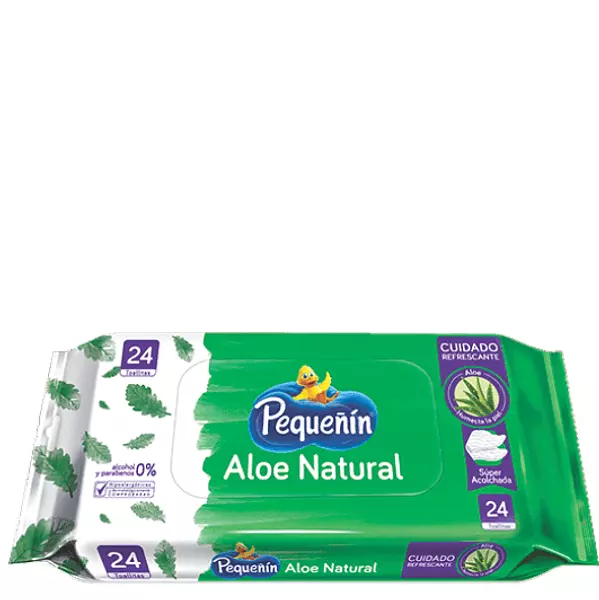 Pañitos Húmedos Pequeñín Aloe
