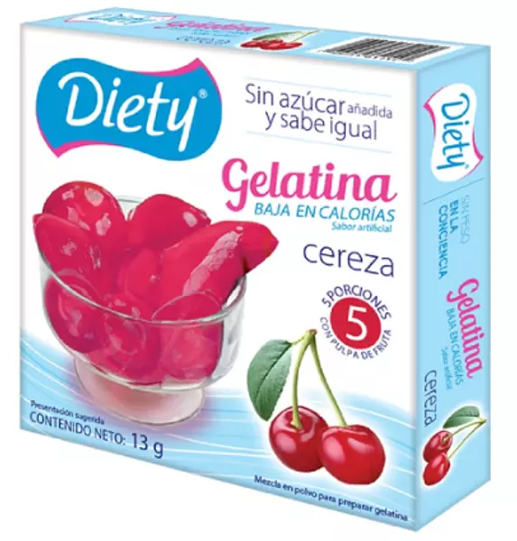 Gelatina Diety Cereza