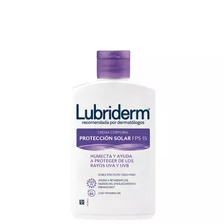 Crema Corporal Lubriderm Protección Solar 15